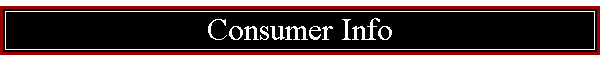 Consumer Info